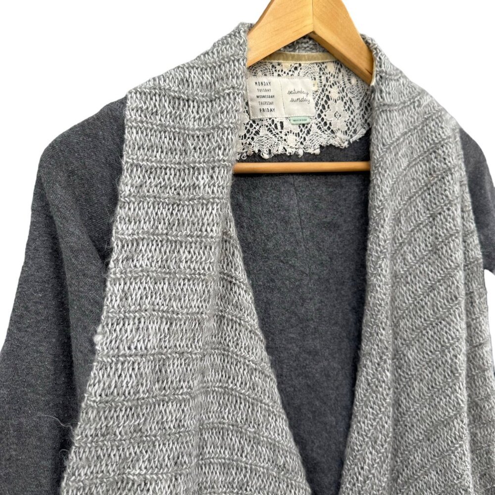 Anthropologie Saturday Sunday Open Front Cardigan… - image 3